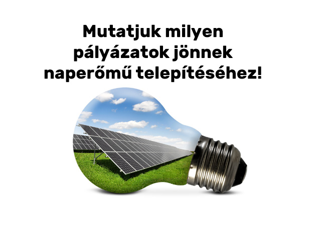 Mutatjuk milyen pályázatok jönnek!